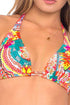 Luli Fama Chasing Waterfalls Triangle Halter Top